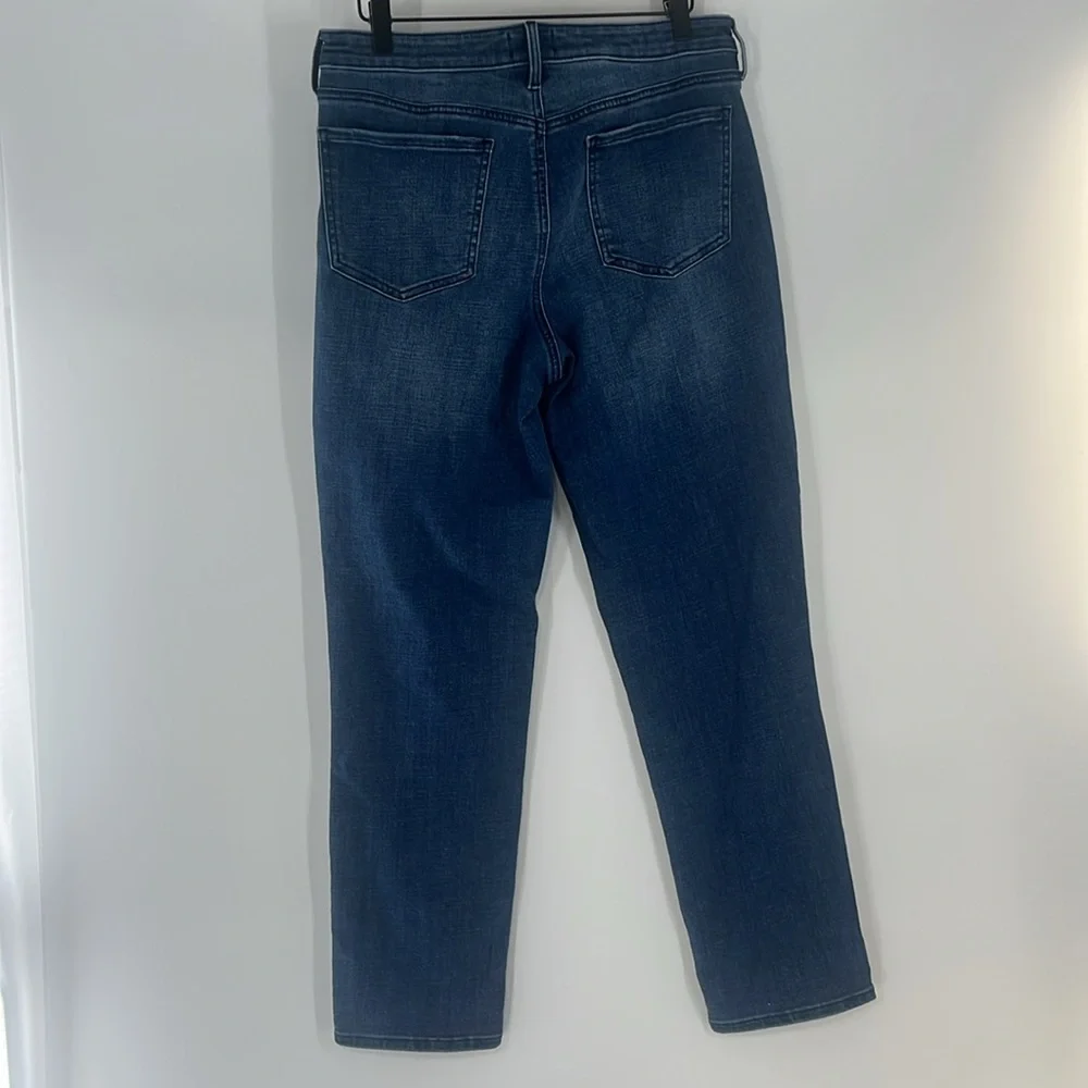 NYDJ Blue Straight Pants Jeans Size 8 Gently Used